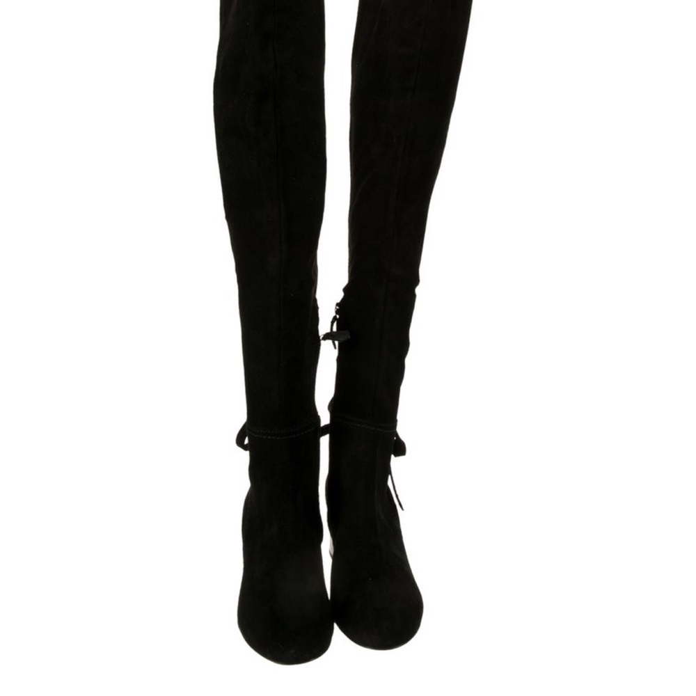 Tory Burch Sleek Black Over-the-Knee Boots